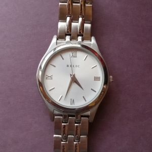 Relic brand PR6057 unisex stainless steal silver tone watch